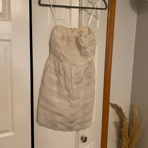 JCREW - cocktail dress in eggshell white!